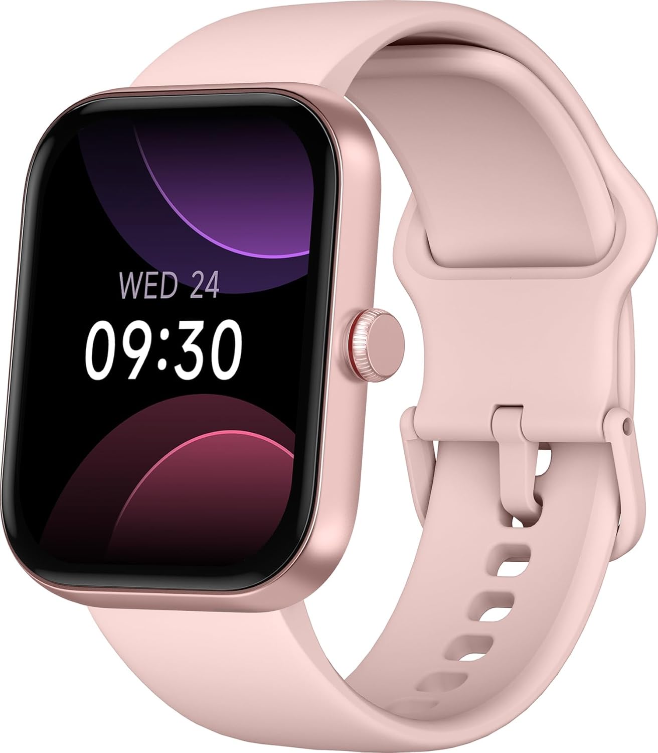 TOOBUR Smart Watch for Women: Answer Calls, HD Screen, Alexa, Fitness, Heart Rate - Light Pink