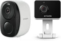 Zmodo 2 Security Cameras Kit - Indoor Mini Pro + Wireless Battery