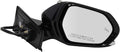 TRQ Right Mirror Passenger Side Compatible with 2016-2020 Toyota Prius