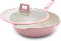 GreenLife Nonstick 12 in Deep Skillet with Lid for Versatile Cooking