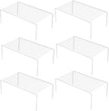 Cabinet Storage Shelf Rack 13 x 9.4 in Set of 6 - Double Cabinet Space