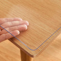 26x60 in Clear Plastic Dining Table Protector - Heavy Duty PVC