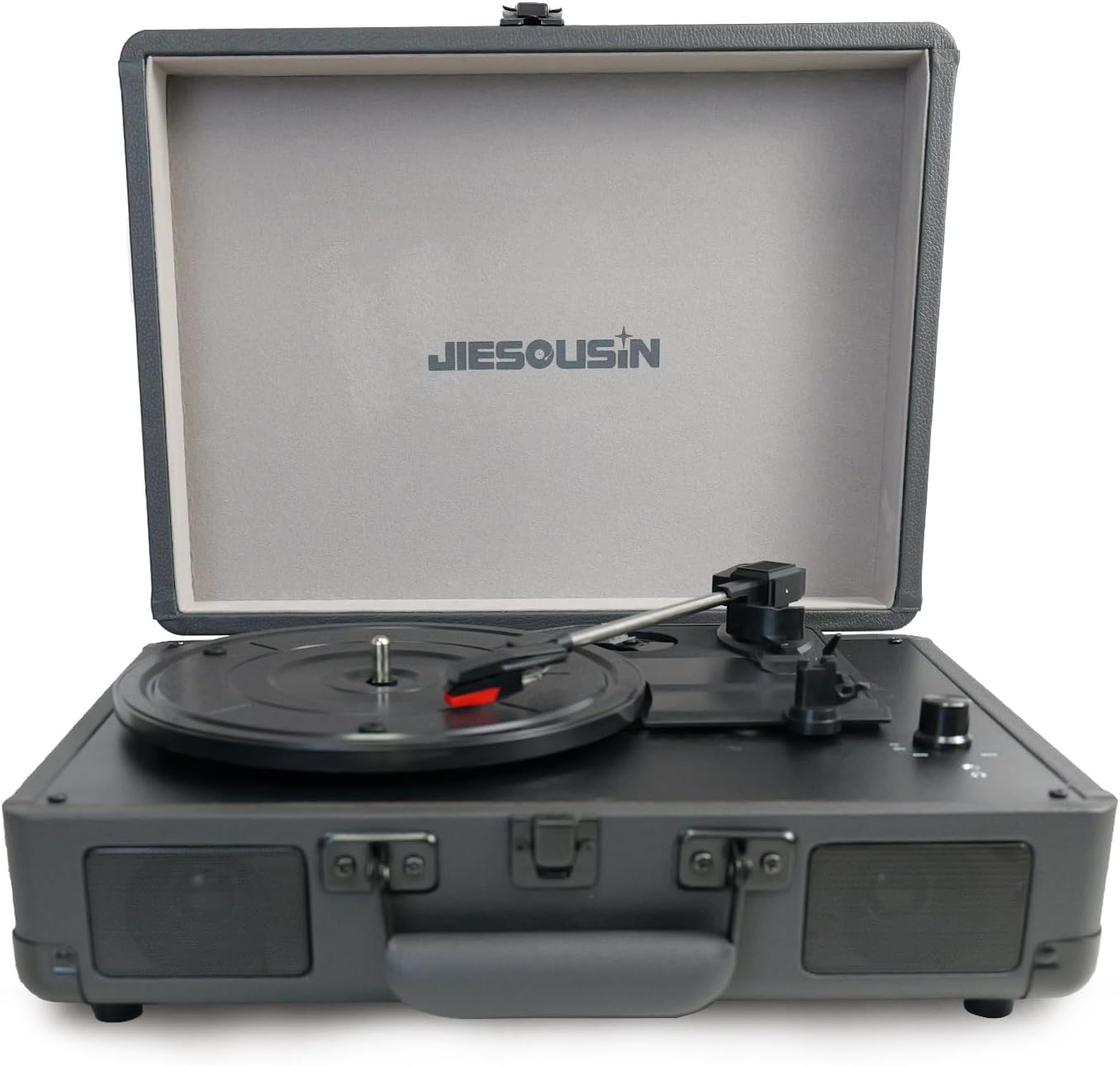 Vinyl Record Player with Bluetooth and Built-in Speakers