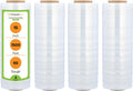PSBM Stretch Wrap 4 Pack 15 in x 1500 ft - Heavy Duty Pallet Film