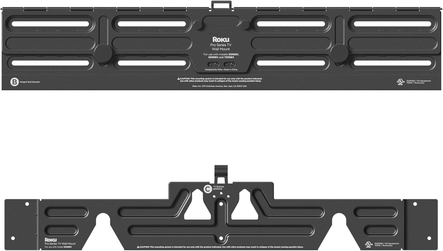Roku Wall Mount Kit for 55-Inch Pro Series TV - Ultra-Slim Design