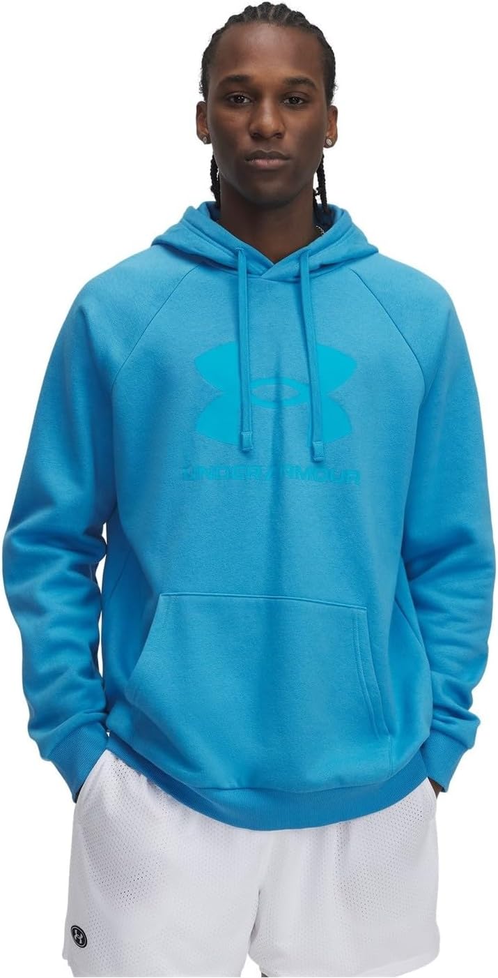 Under Armour Men's Rival Fleece Logo Hoodie for Ultimate Comfort
