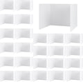 White Privacy Folders for Students 24 Pack - Classroom Testing Shields