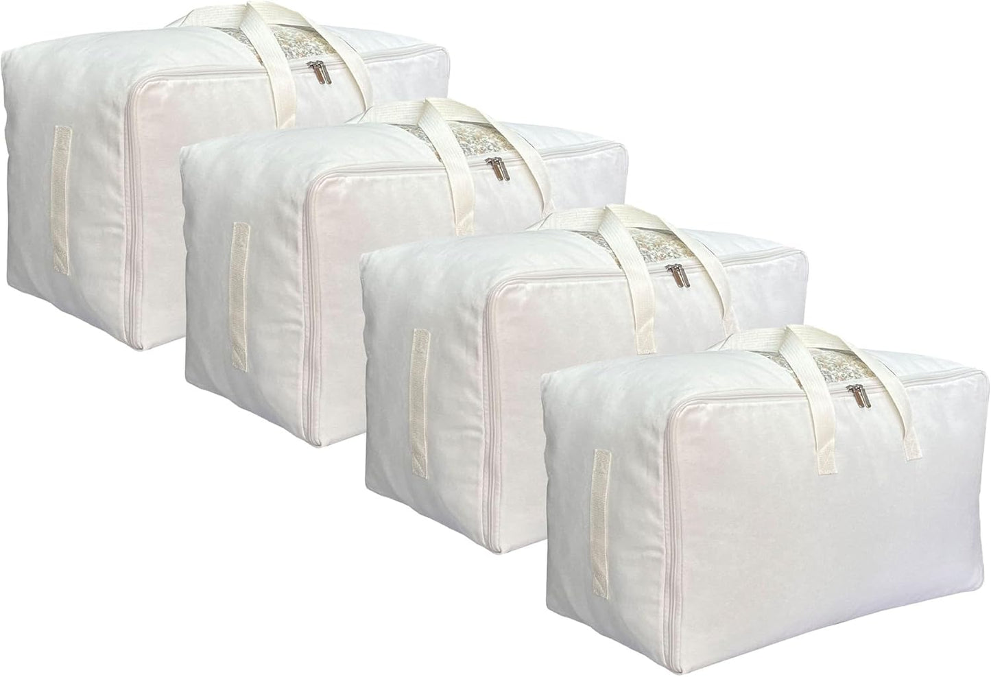 Soft Large Canvas Comforter Storage Bags for Easy Organization