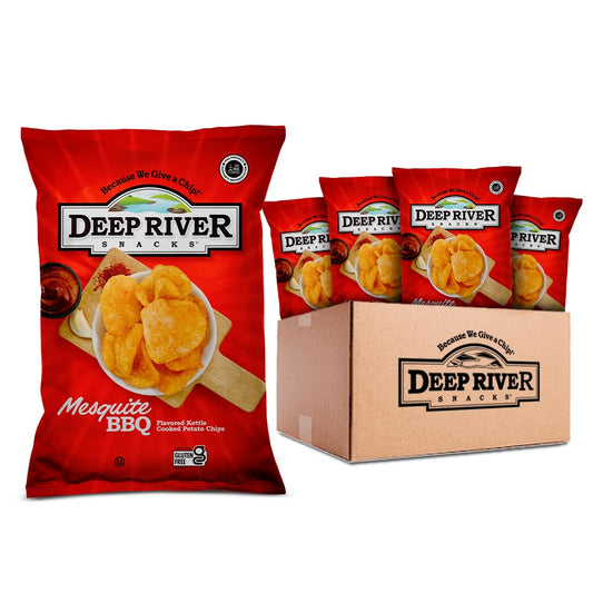 Deep River Kettle Cooked Mesquite BBQ Chips - Flavorful Snack