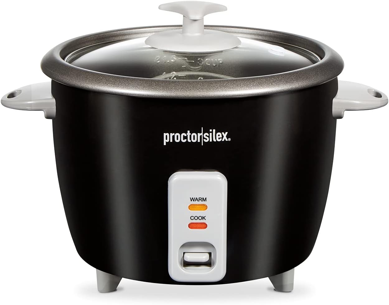 Proctor Silex Rice Cooker & Food Steamer for Family Meals