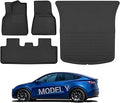 Motrobe Tesla Model Y Floor Mats 3D Cargo Liners for 2020-2024
