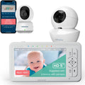 Babysense HDS2 Non-WiFi 5 HD Baby Monitor with Bonus WiFi Camera