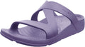 NUUSOL Womens Hailey Slide - Non-Slip Arch Support, Morning Violet