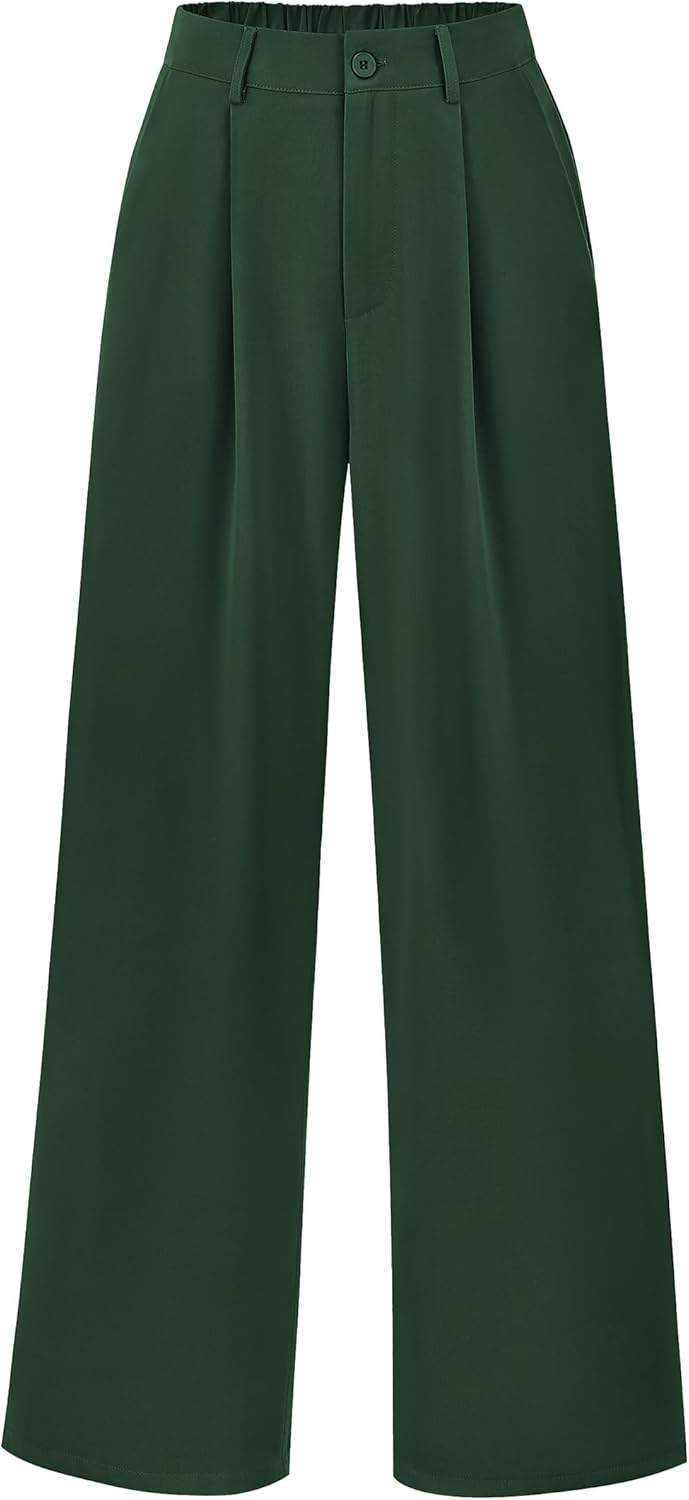 Wide Leg Pants for Women - Trendy High Waisted Business Casual