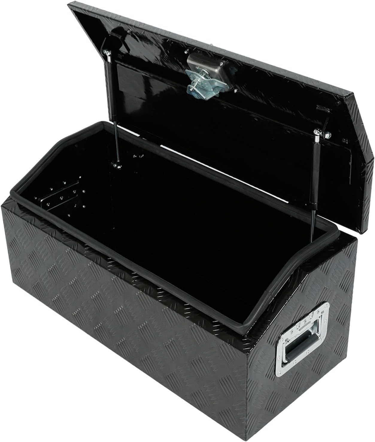 EASYBERG 30 Inch Aluminum Trailer Tongue Tool Box for Storage