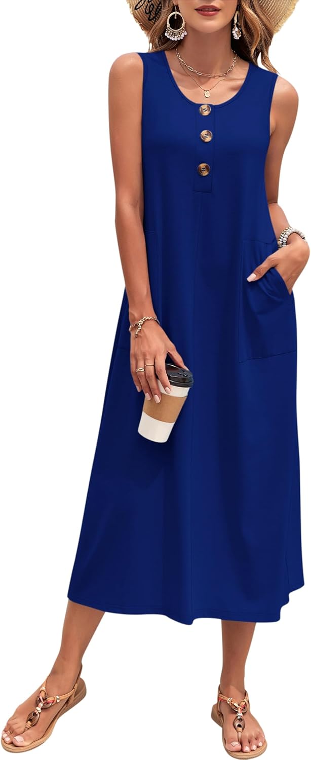 MOLERANI Women's Summer Maxi Dress for Beach and Vacation Fun