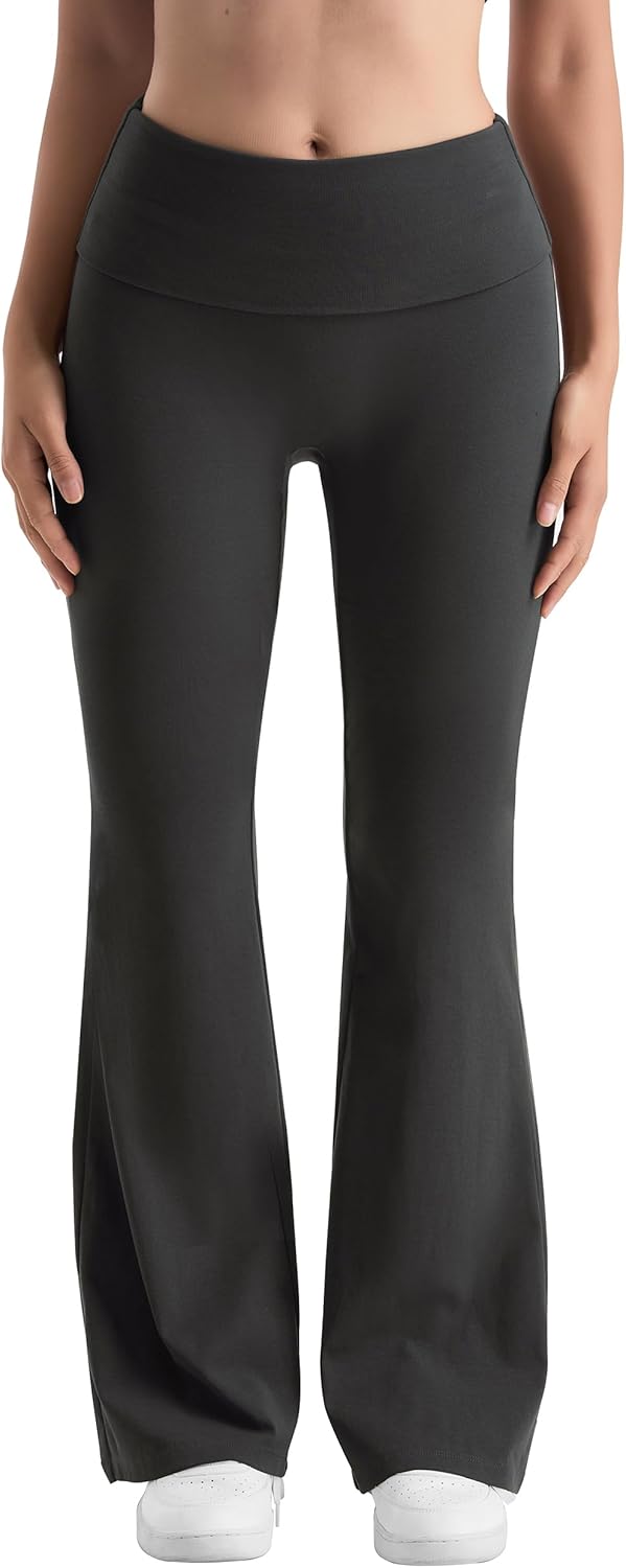 Cotton Flare Leggings for Women - Stylish and Comfy Y2K Pants