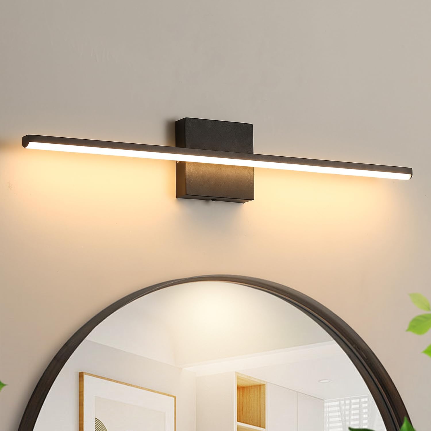 Modern Bathroom Vanity Light 24 Inch with Dimmable LED Fixture