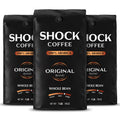 Shock Coffee Whole Bean - Strongest Caffeinated All-Natural 3 LB