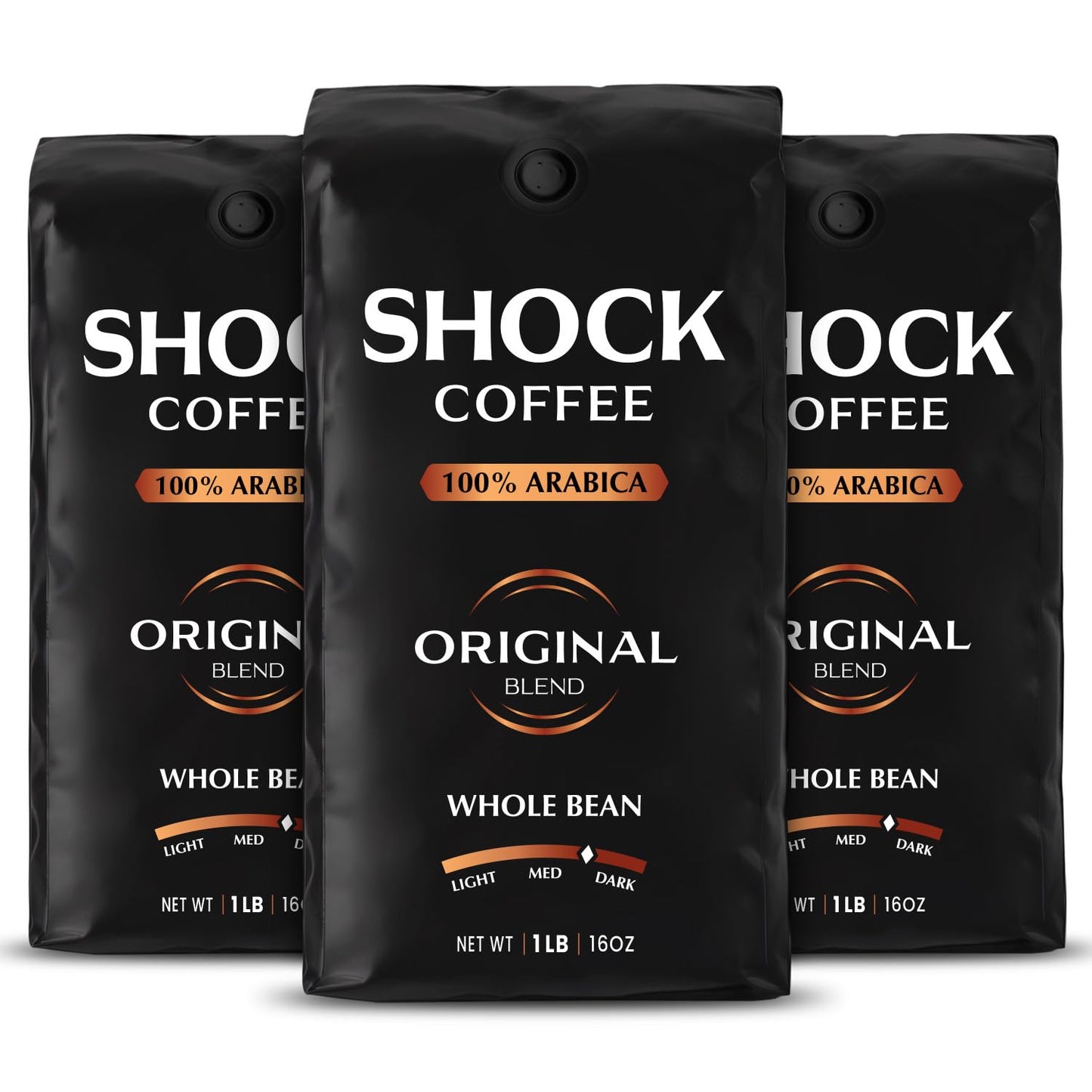 Shock Coffee Whole Bean: The Strongest All-Natural Brew