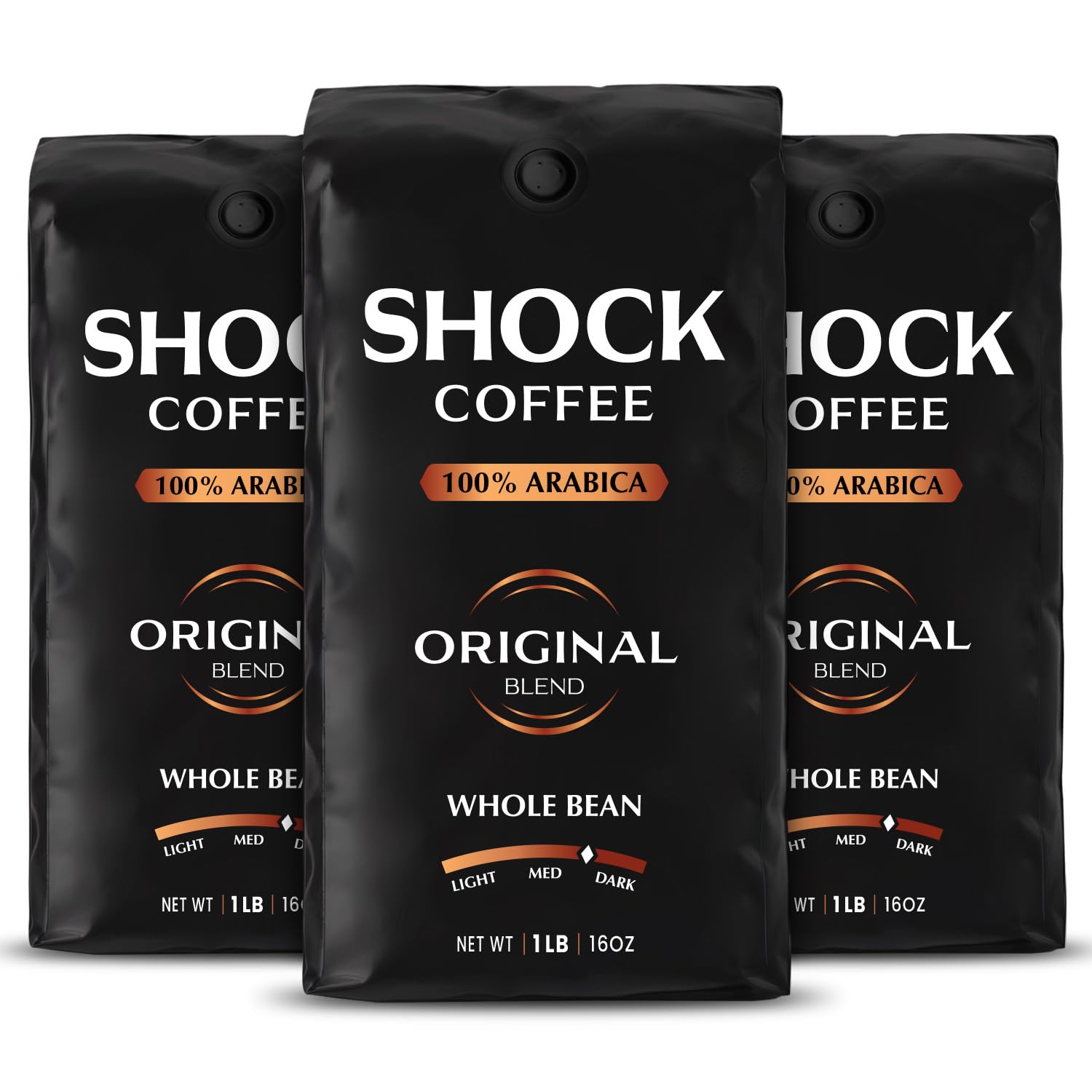 Shock Coffee Whole Bean: The Strongest All-Natural Brew