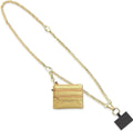 Clip and Go Phone Metal Chain with Pouch - Hands-Free Stylish