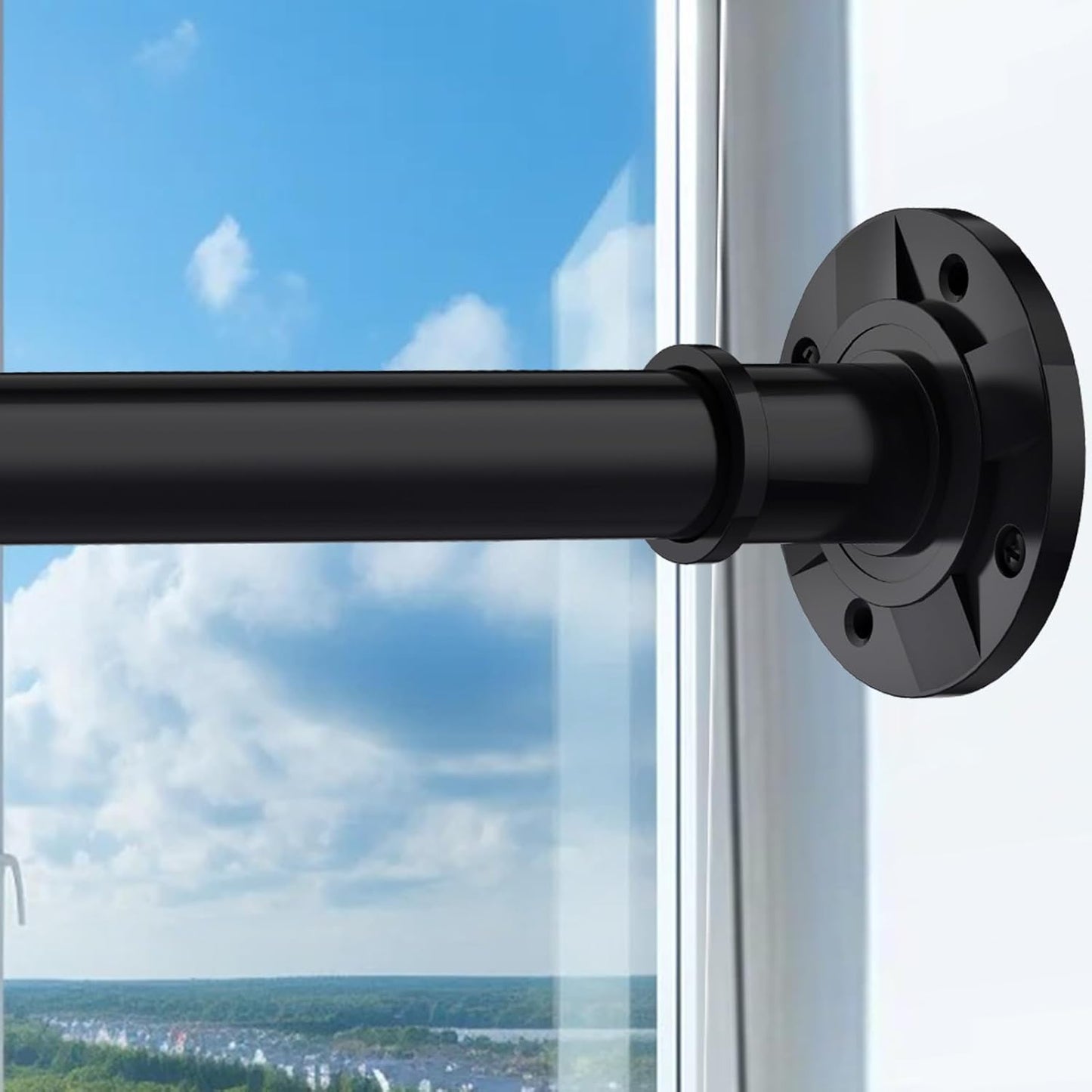 Extra Long Adjustable Tension Rod - Never Rust!