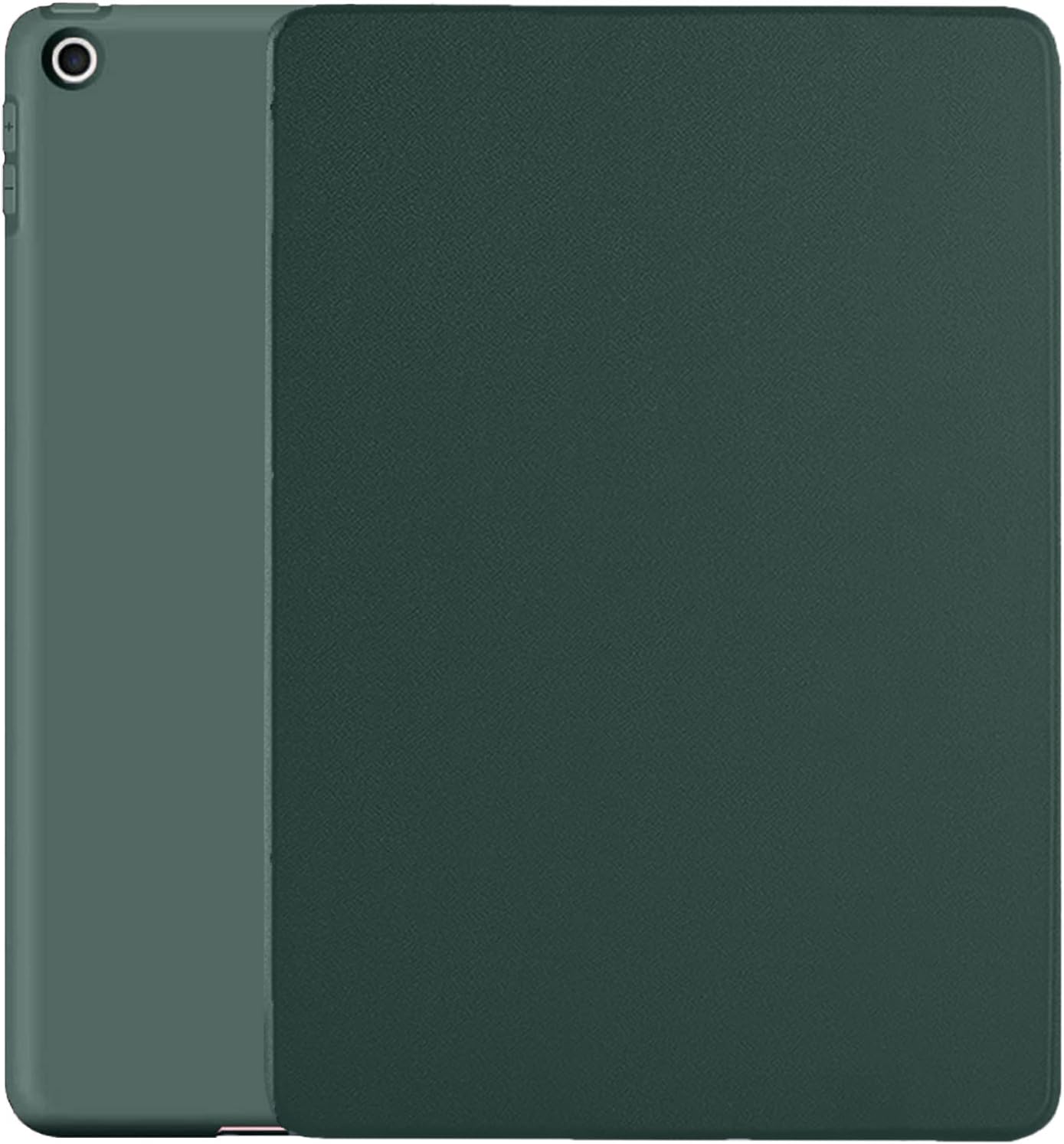 iPad 6th Gen 2018 Soft Silicone Shock Proof Flip Case - Dark Green