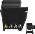 Utheer Grill Cover for Weber Searwood 600 Pellet Grill, Black