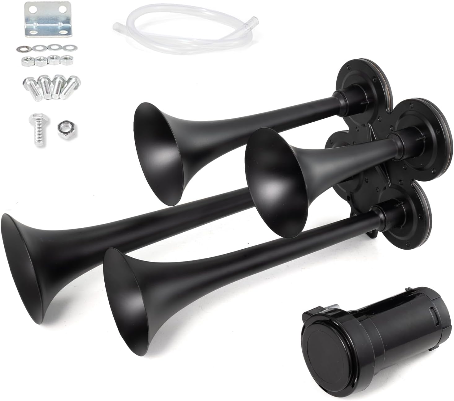 150dB Train Horns for Trucks - Super Loud 4 Trumpet Air Horn