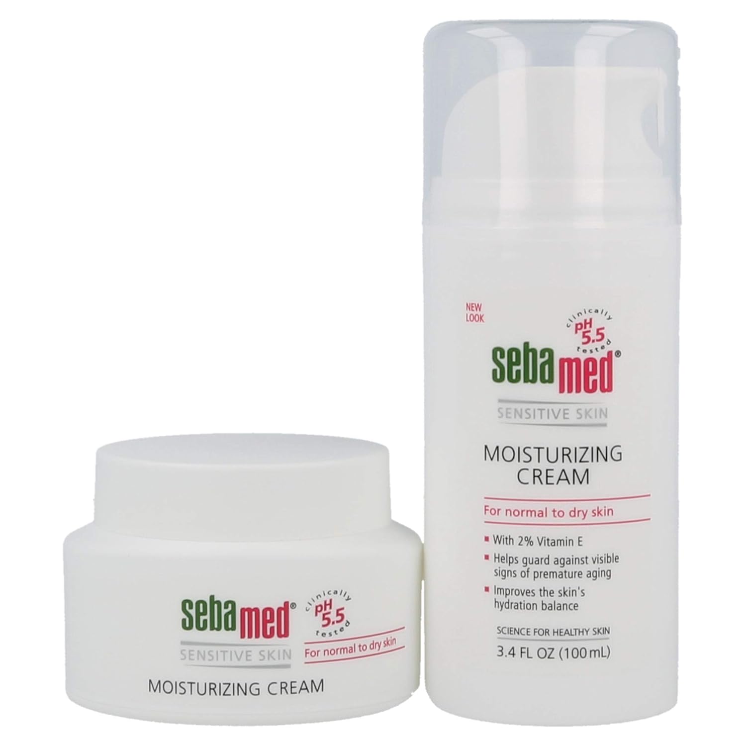 SEBAMED Moisturizing Face Cream Value Pack for Sensitive Skin