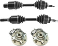 Front Driver & Passenger Side Drivetrain Kit CV Axle Shaft Assembly