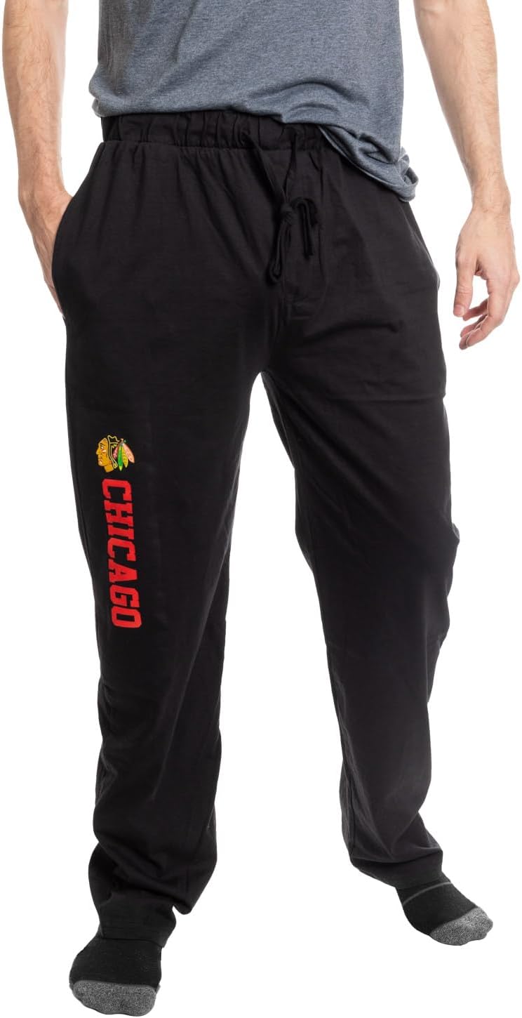 Calhoun NHL Mens Lightweight Cotton Jersey Lounge Pants Review