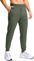 Men's Golf Joggers Pants with Zipper Pockets - Stretch Slim Fit soft