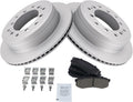 TRQ Rear Brake Pad & Rotor Kit Compatible with 2010-2022 Lexus GX460