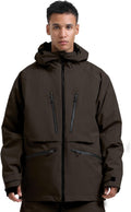 Mens Snowboard Jacket - Waterproof 15,000mm Insulated Winter Coat