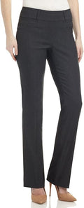 Rekucci Womens Ease Into Comfort Fit Barely Bootcut Pants - Smooth Mid