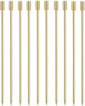 SZLFSX Gold Cocktail Picks Set 4.3 inch - Luxe Stainless Steel Martini Accessories