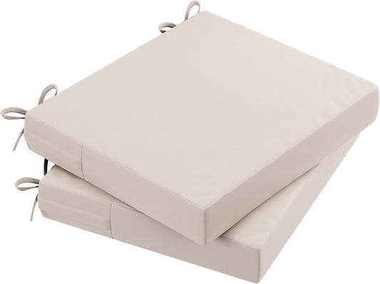 Outdoor Seat Cushions for Chairs - Waterproof & Fade-Resistant