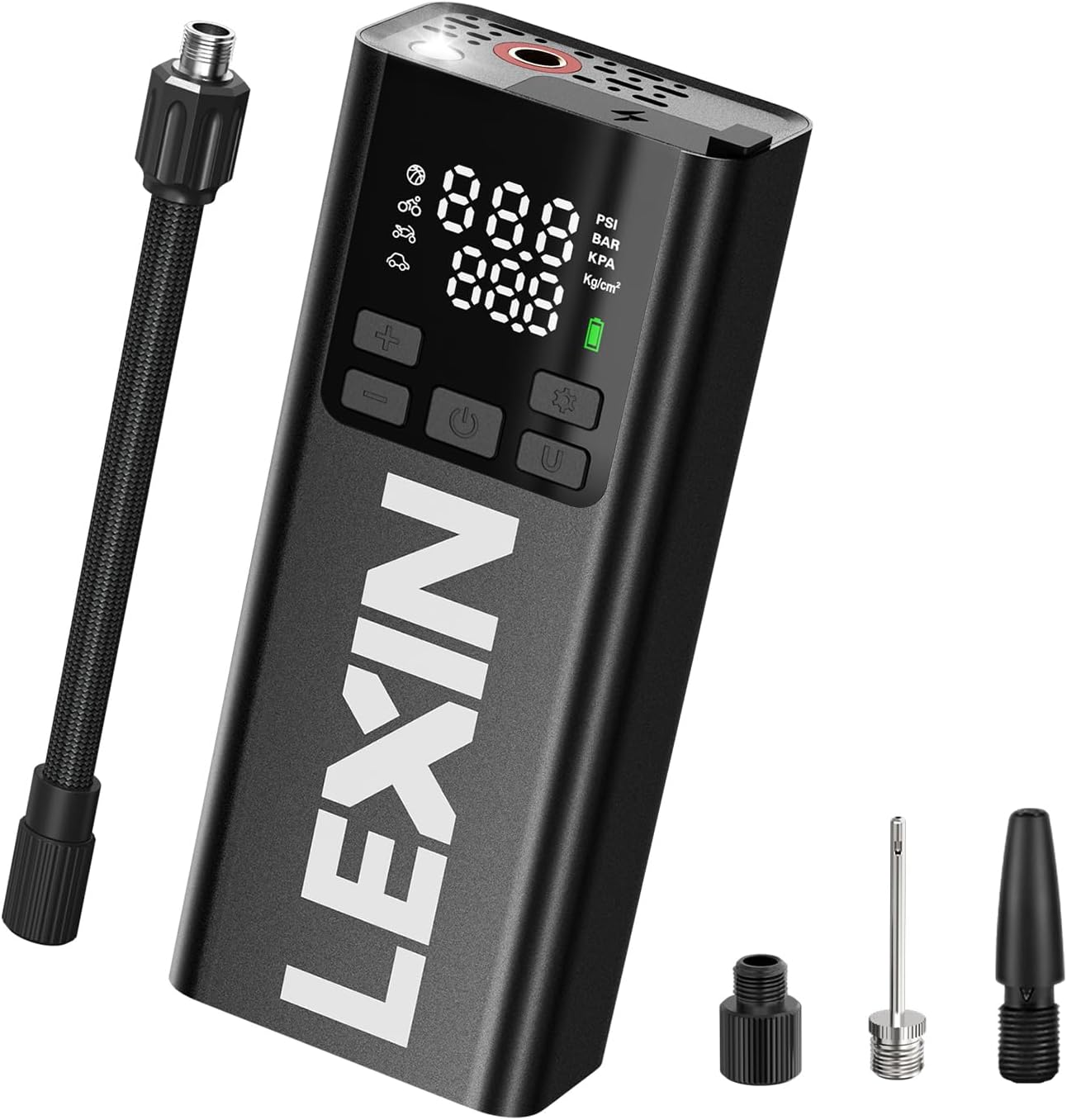 LEXIN P5 Tire Inflator: Fast, Smart, and Portable Air Compressor