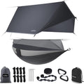 Sunyear Camping Hammock with Net and Rain Fly - Portable 2 Person