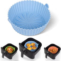 Air Fryer Silicone Liners - Reusable Non-stick Pot Liner for 3-6 Qt