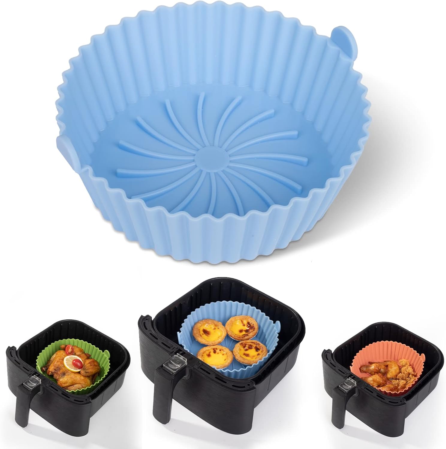 Non-stick Silicone Liner for COSORI Air Fryer - Reusable & Easy Clean