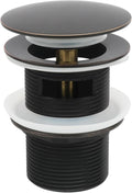 Freestanding Bathtub Drain Pop-up Stopper - Toe-Press Oil Rubbed