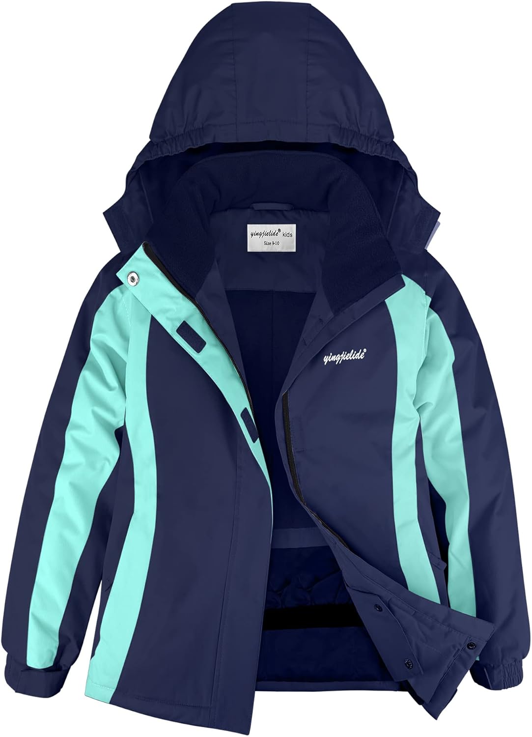 YINGJIELIDE Girls Waterproof Ski Jacket - Warm & Windproof