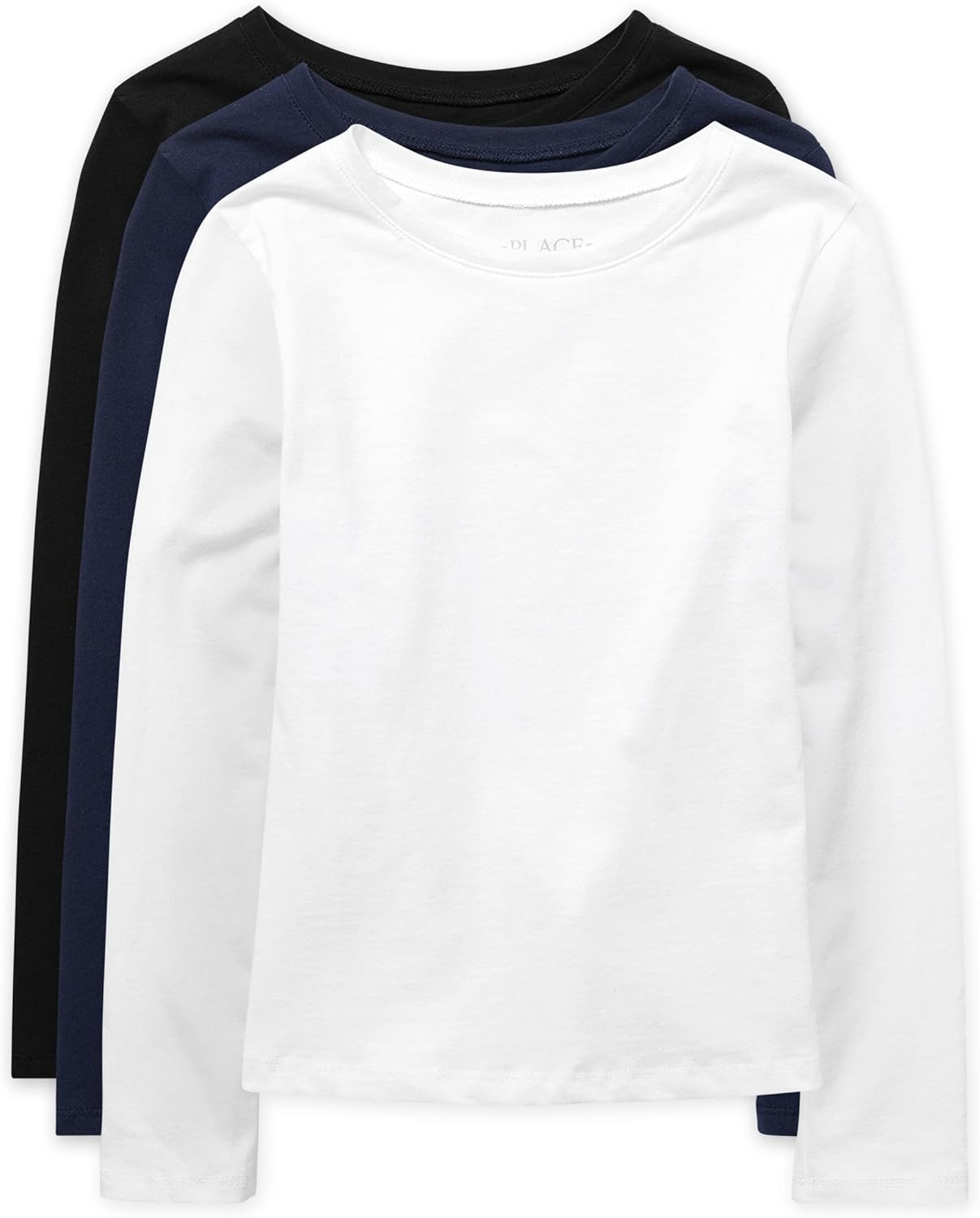 Basic Short Sleeve Layering Tees for Toddler Girls - 3 Pack