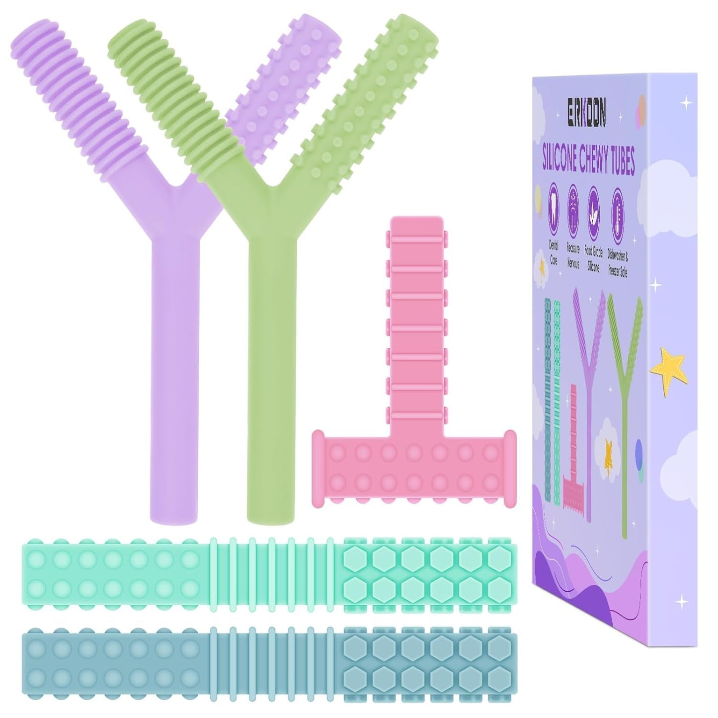 ERKOON Sensory Chew Toys - Autism Relief
