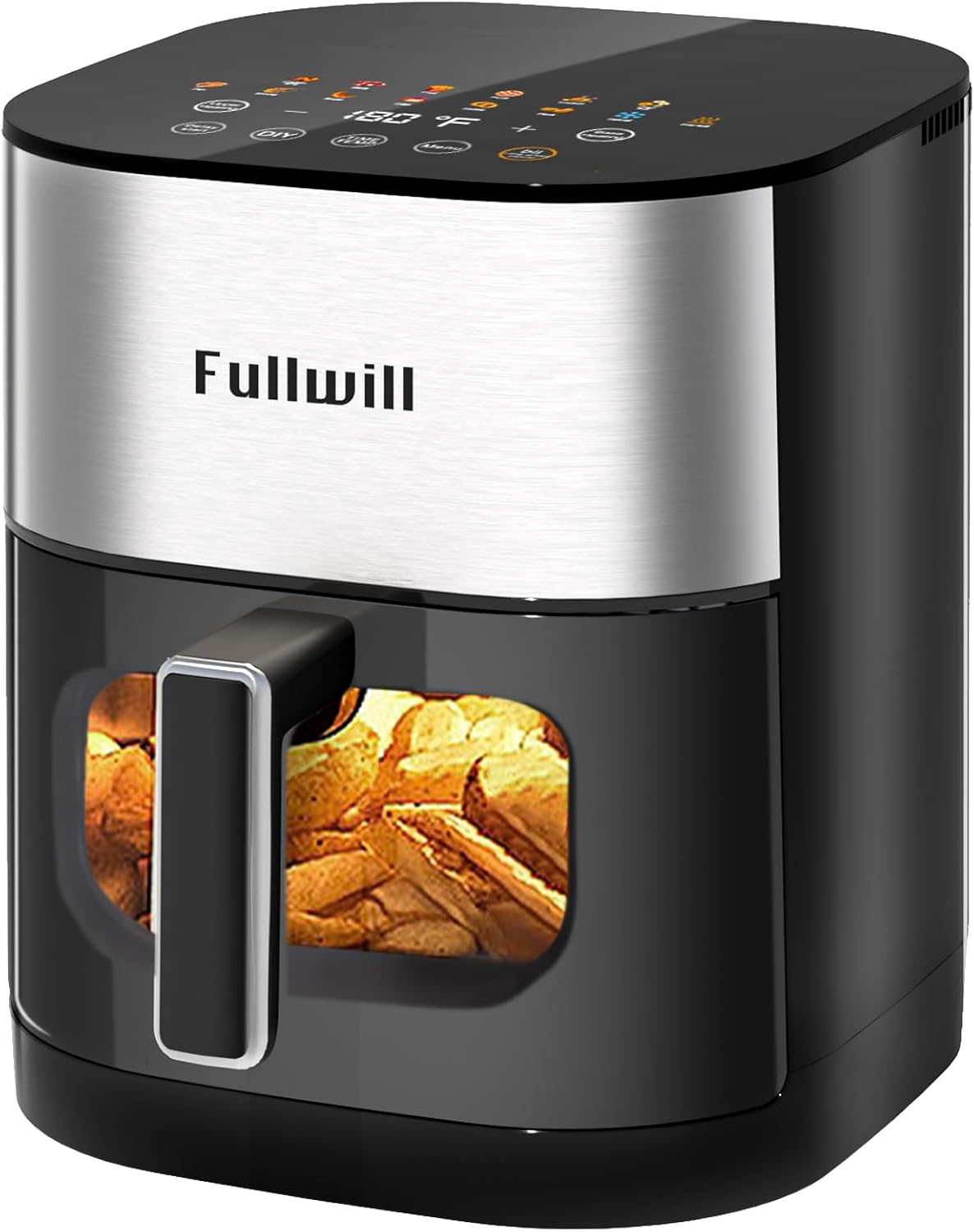 Fullwill Vision Pro 6QT Air Fryer with Large Viewing Window