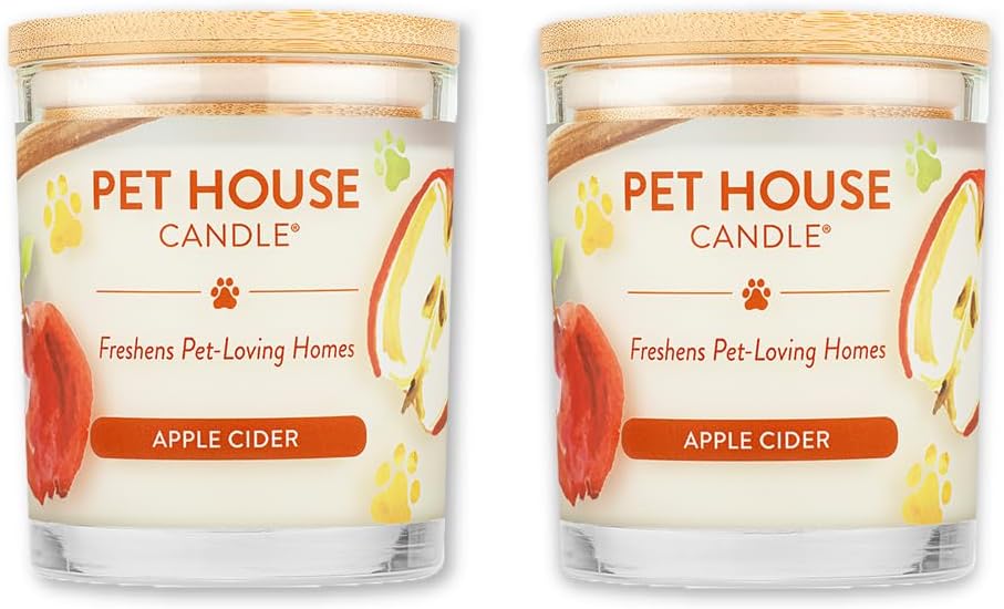 One Fur All Pet House Fall Candles for Odor-Free Homes
