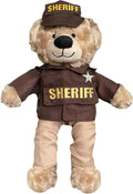 ZZZ Bears Sheriff Teddy Bear - Comforting, Fully Poseable 16H Plush
